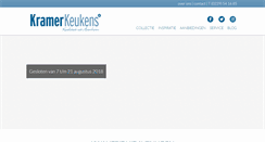 Desktop Screenshot of kramerkeukens.nl