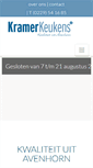 Mobile Screenshot of kramerkeukens.nl